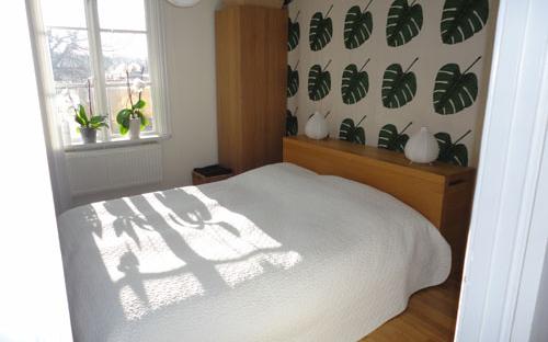 Sovrum med utsikt över Kalmarsund